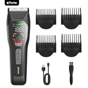 Tondeuse à cheveux professionnelle, lame large de 50 mm, moteur puissant de 6500 tr/min, tondeuse électrique sans fil rechargeable pour hommes - Product Image 2