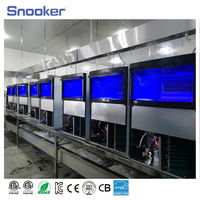 Machine à Glaçons Commerciale Automatique à Cubes Snooker de Haute Qualité, Garantie 3 Ans, Agent de Recrutement Mondial, 36kg-1000kg