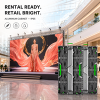 Écran LED à pas fin en alliage d'aluminium haute luminosité pour publicité extérieure, location de scène de centre commercial, panneau d'affichage numérique, mur vidéo IP65