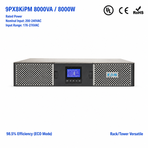 โมดูลพาวเวอร์ยูพีเอสออนไลน์ 9PX 8kVA 7.2kW รุ่น 9PX8KiPM ระบบแปลงไฟแบบคู่ สำหรับติดตั้งแบบแร็ค/ทาวเวอร์  โซลูชันสำรองไฟสำหรับโทรคมนาคม - Product Image 1