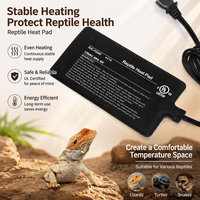 Tapis chauffant pour reptiles, chaleur infrarouge lointain, distribution uniforme de la chaleur, sans points chauds pour la sécurité des animaux, plusieurs tailles disponibles