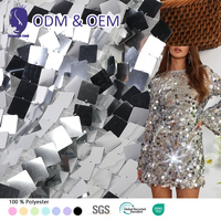 Tissu Jacquard Géométrique Respirant et à Séchage Rapide en Maille Tricotée 100% Polyester avec Broderie Dentelle et Paillettes Diamantées pour Mariage et Garçons