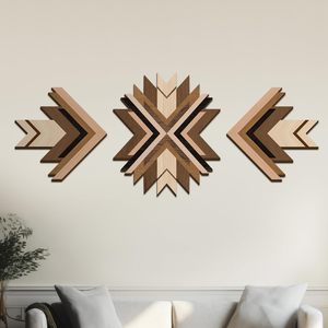 Boho Gỗ Tây Nam Navajo Nghệ Thuật Tường Wedding Party Tường Treo Sơn Trang Trí Nhà Cho Nhà Tường Nghệ Thuật - Product Image 1
