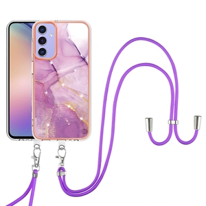 <span class=keywords><strong>Coque</strong></span> antichoc style marbre pour <span class=keywords><strong>Samsung</strong></span> A15 <span class=keywords><strong>avec</strong></span> lanière, <span class=keywords><strong>coque</strong></span> de téléphone à bandoulière croisée pour Galaxy A05/A05S/S23FE - Product Image 3