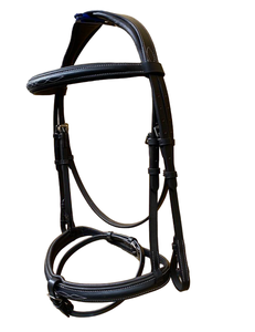 Brida de Cuero de Alta Calidad para Caballo con Riendas, Resistente, Duradera y Cómoda, para Entrenamiento y Exhibición Ecuestre - Product Image 1