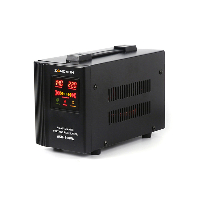 Factory Directly 500VA Single Phase AVR Automatic Voltage Regulator LED Display 220V Ac Voltage Stabilizer