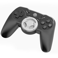 Manette de jeu sans fil à double vibration avec contrôleur au volant pour Play station 4 pour PS4/PC/Android Manette de jeu sans fil