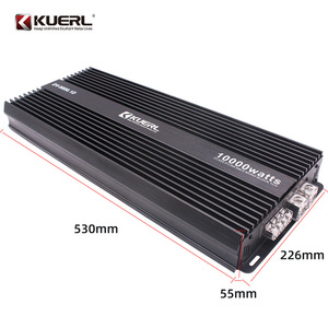 Amplificateur de puissance pour subwoofer monocanal Kuerl Car Class D 10000 watts pour système audio de véhicule - Product Image 2