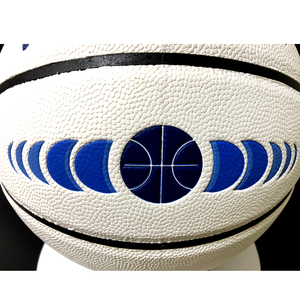 Ballon de <span class=keywords><strong>basket</strong></span> en cuir <span class=keywords><strong>blanc</strong></span> personnalisé avec votre logo, taille 7 - Product Image 3