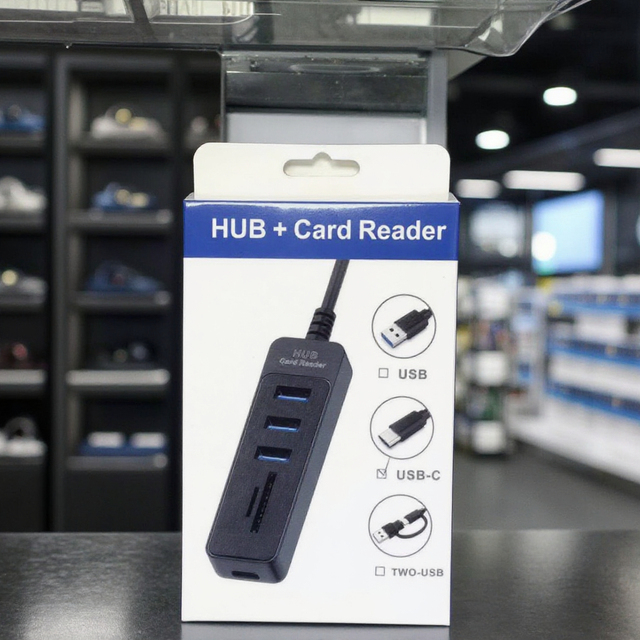 Type-c 3.0 HUB 4-port High-speed Transfer Suitable for Laptop Multi Interface Expansion, Office Portability
