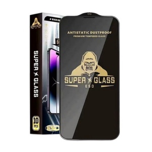Film de protection d'écran OG Black King Kong HD en verre trempé transparent, haute teneur en aluminium, adhésion intégrale, anti-ESD pour iPhone 17 16 - Product Image 6