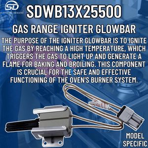 Supplying Demand WB13X25500 4369880 Gas <b>Range</b> Igniter Glowbar Replacement Model Specific Not Universal - Product Image 3