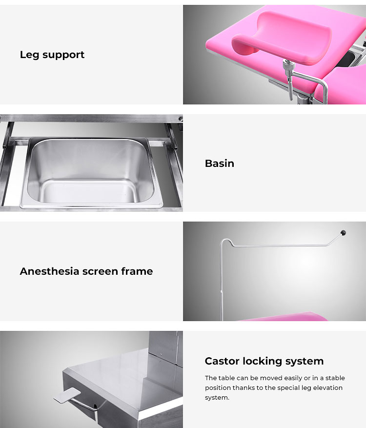 MC-D04 Electric gynecology delivery chair gynecologist childbirth table for woman giving birth