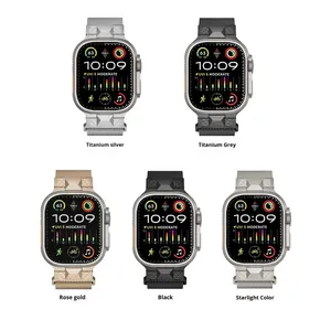 สายนาฬิกาแบบมีห่วงสไตล์ Mecha สำหรับ Apple Watch S11 10 46 มม. Ultra 49 มม. SE 44 มม. ทำจากสแตนเลสสตีลแบบแม่เหล็ก ขายส่ง - Product Image 4