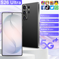 Nouveauté sur le marché mondial : S26 Ultra au prix d'usine, Android 15, reconnaissance faciale, smartphone de qualité supérieure pour les entreprises