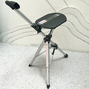 Tongkat berjalan dengan bangku, kursi tongkat lipat Aluminium kaki tiga - Product Image 6