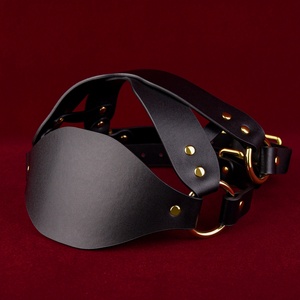 Máscara de Cuero FUNSM para BDSM, Máscara Facial para Juegos Sexuales en Pareja con Antifaz, Kit de Bondage de Cuero, Juguetes Sexuales Fetiche para Parejas - Product Image 6