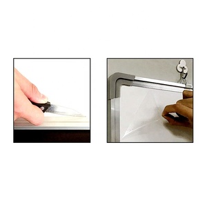 Thiết lập nhanh chóng từ khô xóa bảng trắng 60x90cm Khung hợp kim nhôm không có công cụ cần thiết để lắp ráp cho lớp học và sử dụng văn phòng - Product Image 6