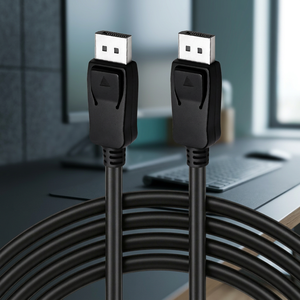 สายเคเบิล DisplayPort 1.2v 21.6Gbps HBR2 DP to DP แบบตัวผู้ รองรับ 4K 60Hz สำหรับจอคอมพิวเตอร์ จากโรงงานเวียดนาม - Product Image 1