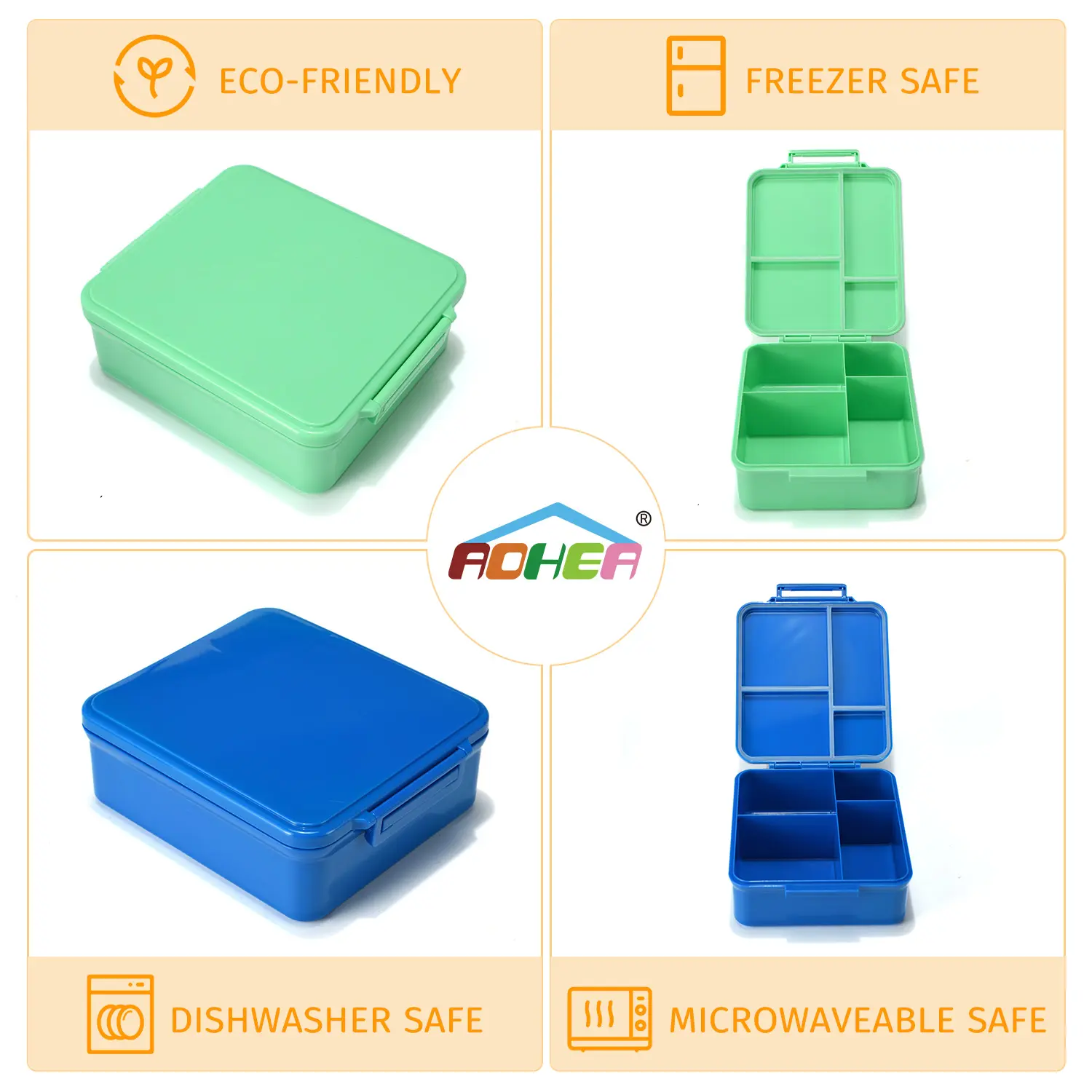 Lekvrije Geïsoleerde Kinderen Bento Lunchbox Thermo Lunch Bento Box Met Geïsoleerde Thermos Voedselpot