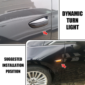 Luce di indicatore di direzione dinamica a LED dinamico sequenziale luce di posizione laterale per <span class=keywords><strong>Opel</strong></span> Astra J Astra J K Zafira C Insignia B <span class=keywords><strong>Grandland</strong></span> X - Product Image 4
