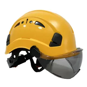 Wejump ANSI Z89.1 abs shell Hard Hats Industrial Safety Helmet with visor Outdoor Rock Climbing Helmet