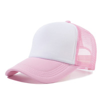 Gorras de malla publicitarias personalizadas con logo para voluntarios, gorra de camionero en blanco con bordado 3D