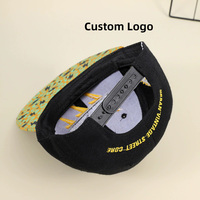 Casquette Hip Hop à visière plate avec logo personnalisé, 6 panneaux, unisexe, réglable, casquette snapback tendance, utilisation quotidienne en extérieur