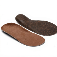 Semelles orthopédiques personnalisées en liège pour un confort optimal et un soutien de la voûte plantaire, accessoires de chaussures unisexes, coussinets métatarsiens pour l'avant-pied