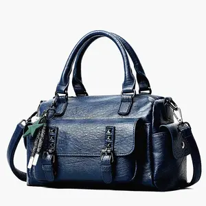 2024 New High Capacity Bags Woman Ladies Euramerican Fashion Borse Donna Soft Leather Trend One Shoulder Luxury Leather Bag