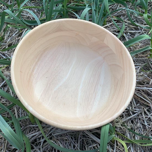 Tazón de Madera de Caucho de 28 CM para Ensaladas, Frutas y Masa Fermentada - Product Image 2