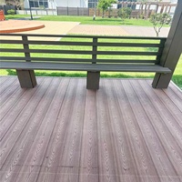 3D Hochwertige Außenbodenbeläge aus WPC-Verbundwerkstoff für Garten und Fitnessbereich mit Moderner Holzmaserung und Glatter Oberfläche durch Fortschrittliche Technologie