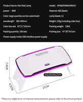 Lampe UV LED 36W pour ongles, séchoir à ongles mini pliable en gros, emballage personnalisé, directement de l'usine, pour les commandes en gros