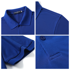 2024 all'ingrosso a buon mercato personalizzato stampato 180 Gsm poliestere semplice sublimazione t-Shirt per gli uomini <span class=keywords><strong>Slim</strong></span> <span class=keywords><strong>Fit</strong></span> <span class=keywords><strong>Polo</strong></span> da lavoro bianco con Logo - Product Image 4