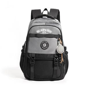 Surplus Student <b>Backpack</b> 14 In Color Blocking Letter Print <b>School</b> Education For Junior And Senior High <b>School</b> Boys - Product Image 5
