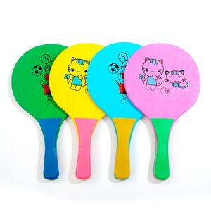 <span class=keywords><strong>Raquette</strong></span> de <span class=keywords><strong>badminton</strong></span> imprimée colorée de 25mm avec panneau Composite épaissi matériau PU Grip à long terme pour le sport - Product Image 3