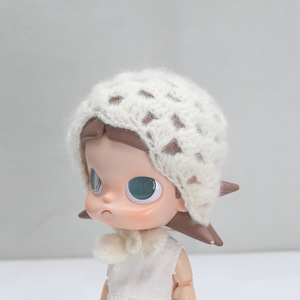 Chapeau de paille Gazi Elder Sister ZSigaBJD1/8, mini-chapeau BJD, bonnet Lolita, foulard en dentelle, accessoires en tissu, échelle 1:8, pour les 14 ans et plus - Product Image 5