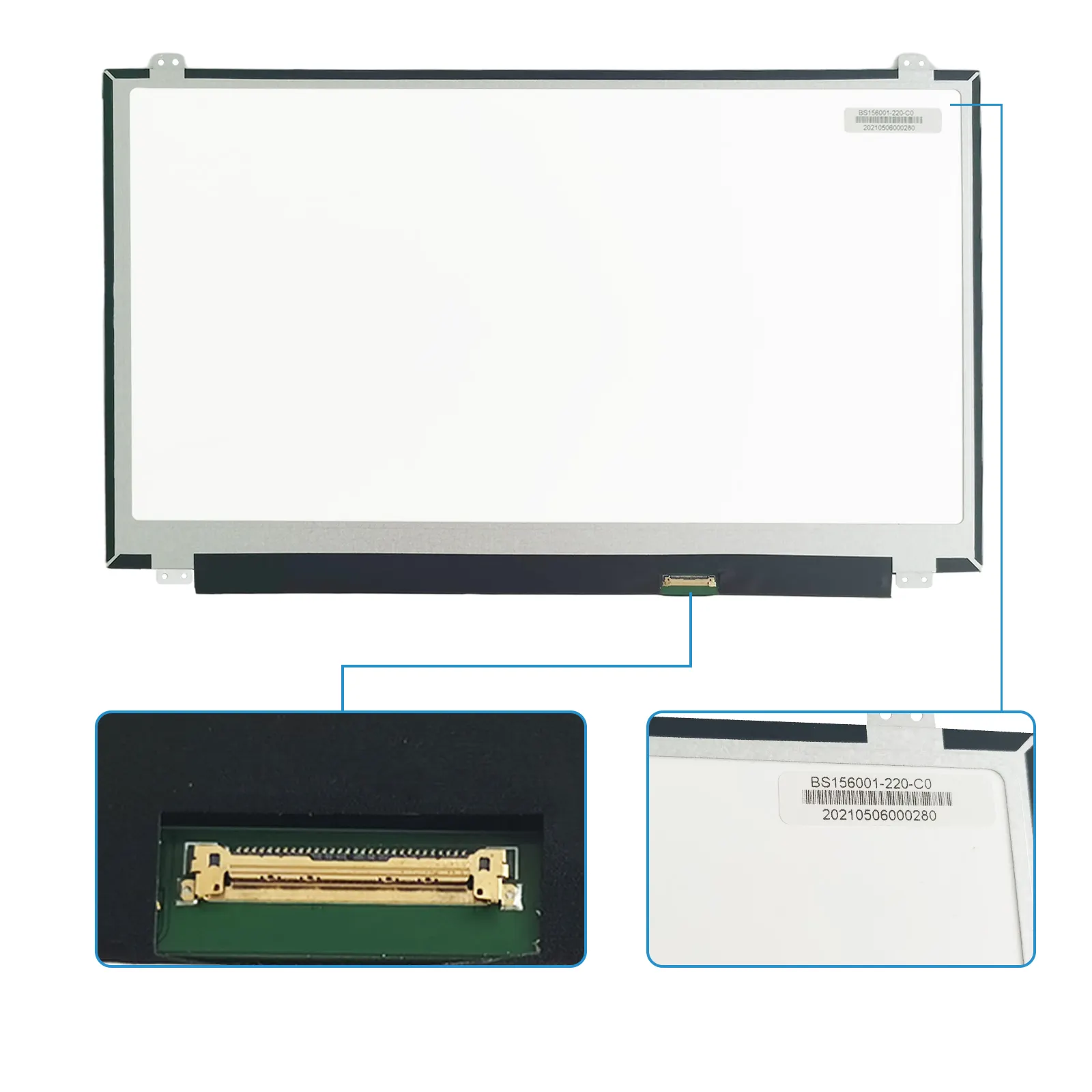 Новый 15,6 дюймов ноутбука ЖК дисплей светодиодный экран 15,6 ''тонкий EDP 30pin экран дисплея BS156001-220-C0
