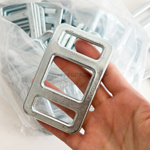 32 мм (1-1/4 дюйма) усиленная односторонняя пряжка для строп из тканого полиэстера, для ручной фиксации грузов - Product Image 6