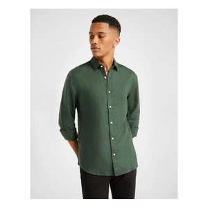 <b>Men</b> <b>Shirt</b> Classic Long <b>Sleeve</b> Button Front Solid Color Comfortable Casual Wear For Daily Office Travel And Outdoor Style - Product Image 4