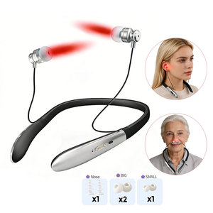 Dispositivo di Terapia a Luce Rossa 650nm per Orecchio e Naso 2-in-1, <span class=keywords><strong>Trattamento</strong></span> per Rinite, Sinusite, Acufeni, Otite Media, Fisioterapia LLLT - Product Image 1