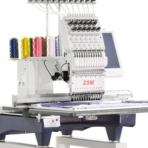 Machine à broder automatique programmable à tête unique avec moteur pour usage domestique et commercial - Product Image 1