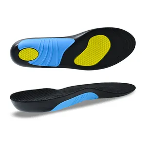 PU Arch Support Flat Foot Orthotic Sport Insole Comfort Shock Absorbing Orthopedic Plantar Fasciitis Sport Insole For Shoes