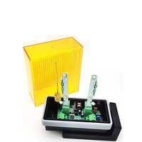 Luz de Advertencia de Emergencia Universal de 12V 24V 220V LED, con Alarma Intermitente, para Montaje en Pared, para Abridor de Puerta de Garaje