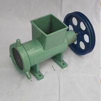 Nouvelle machine à hacher la viande commerciale pour poulet, poisson, bœuf, os, fonctionnement manuel, capacité de 60 kg/h, marque YUNWEI, garantie 1 an