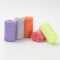 Calcetines de algodón slub al por mayor, paquete de 5, estilo vintage, boucle, tejido grueso, cómodos, estéticos, para mujer