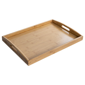 Autonomy Bamboo Serving Trays Set Of 3 With Handles For Kitchen And Living Room Use - Product Image 4