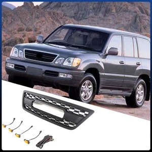 Grille de pare-chocs avant de voiture, grilles de course, calandre pour Lexus LX470 1998-2002, kit carrosserie, accessoires automobiles - Product Image 3