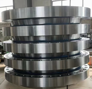 GOST 33259 PN2.5 PN6 WN-Flansch WN-RF Großformat DN2400 <span class=keywords><strong>DN2600</strong></span> DN2800 DN3000 Kohlenstoffstahl A105 Typ 11 Schweißhalsflansch - Product Image 2