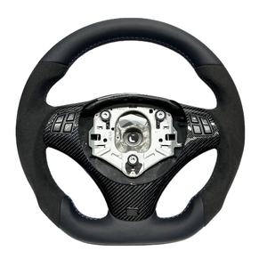 <span class=keywords><strong>Volante</strong></span> de cuero completo para BMW E92 Sport para BMW E90 E91 E71 E46 E60 <span class=keywords><strong>Volante</strong></span> de cuero negro de calidad con Alcantara - Product Image 1